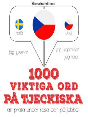 cover image of 1000 viktiga ord på tjeckiska